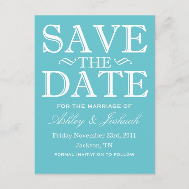 Tarjetas Postales Elegantes de Turquesa para Guard (Anverso)