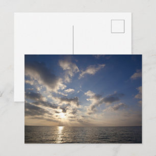 Tarjetas Postales Escénicas de Rayos de Sol Sobre