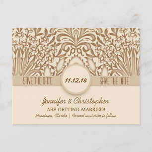 tarjetas postales florales elegantes para guardar 