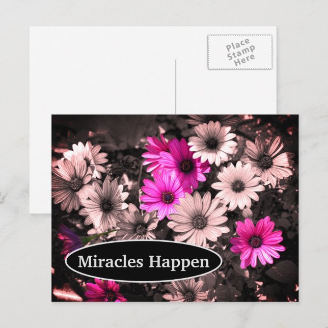 Tarjetas Postales Inspiradoras de Milagros y Marga (Anverso / Reverso)