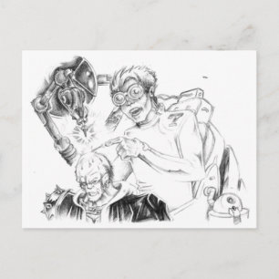 Tarjetas postales Mad Skillustrator