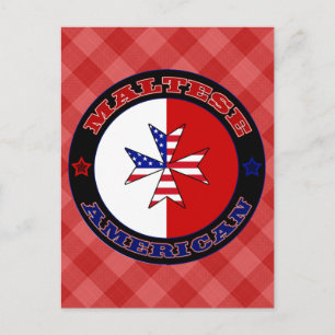 Tarjetas postales maltesas de la Cruz Americana