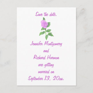 Tarjetas postales personalizadas de Save the date,