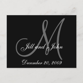 Tarjetas Postales Personalizadas en Negro y Blanco