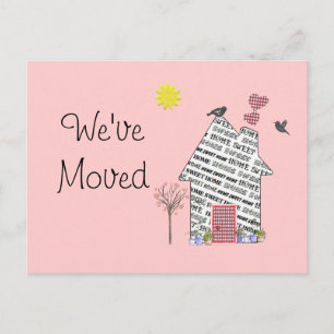 Tarjetas Postales Personalizadas Rosadas Lindas Mu