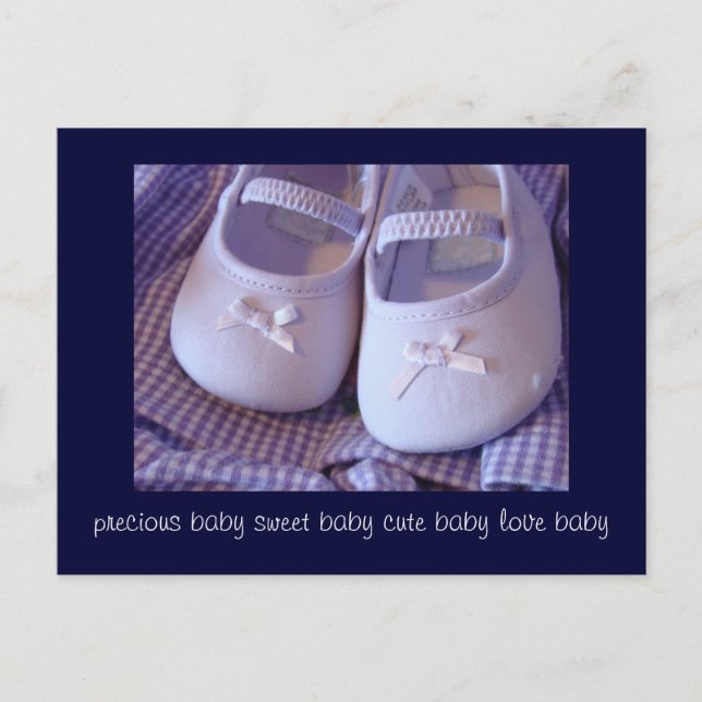 Tarjetas Postales Preciosas Dulces Tiernas Zapatos (Anverso)
