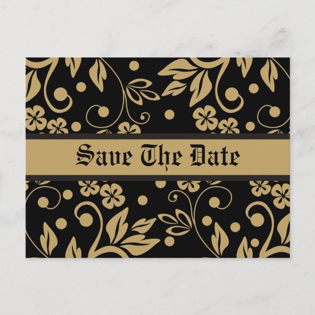 Tarjetas Postales Regal Save The Date (Anverso)