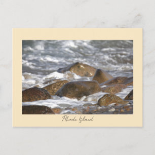 Tarjetas Postales Rocas Olas Rhode Island