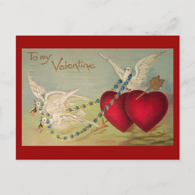 Tarjetas Postales Vintage del Día de San Valentín  (Anverso)