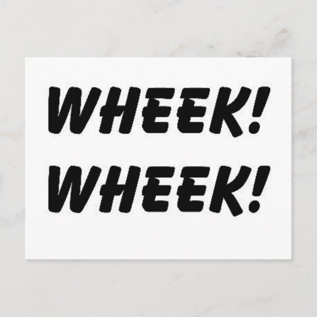 TARJETAS POSTALES WHEEK (Anverso)