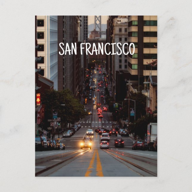 TARJETAS POSTCARD DE SAN FRANCISCO CALIFORNIA (Anverso)
