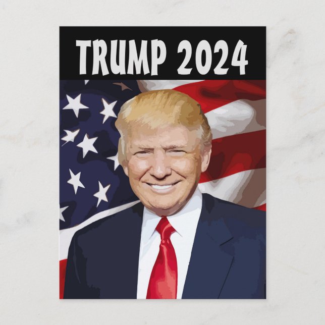 TARJETAS POSTCARD DE TRUMP 2024 (Anverso)