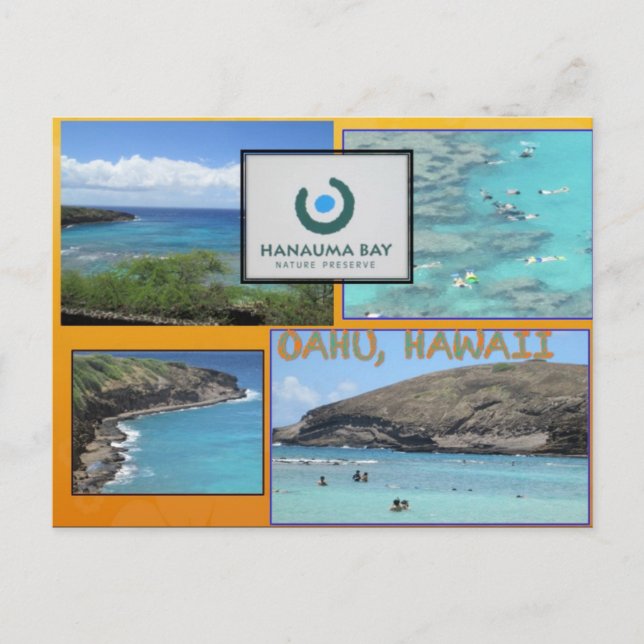 TARJETAS POSTCARDS personalizado- COLAGA HAWAII# 1 (Anverso)
