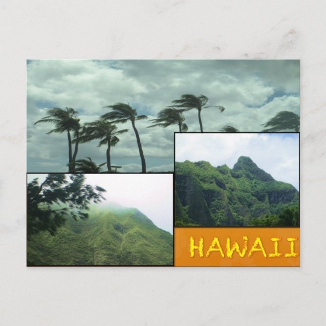 TARJETAS POSTCARDS personalizado- COLAGA HAWAII# 2 (Anverso)