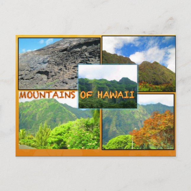 TARJETAS POSTCARDS personalizado- COLAGA HAWAII# 2 (Anverso)