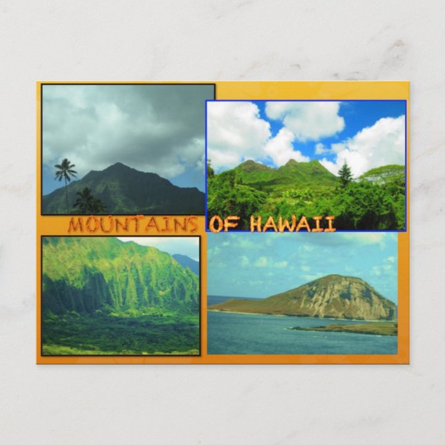TARJETAS POSTCARDS personalizado- COLAGA HAWAII# 2 (Anverso)