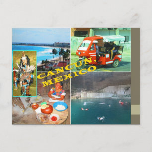 TARJETAS POSTCARDS personalizado- COLLAGE 2 CANCUN
