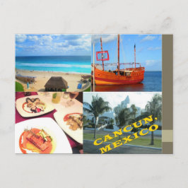 TARJETAS POSTCARDS personalizado- COLLAGE CANCUN 1
