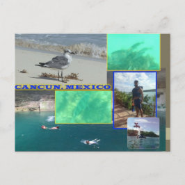 TARJETAS POSTCARDS personalizado- COLLAGE CANCUN 1