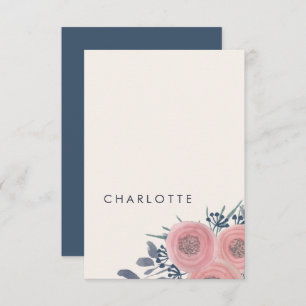 Tarjetas preimpresas de Rubor Poppies