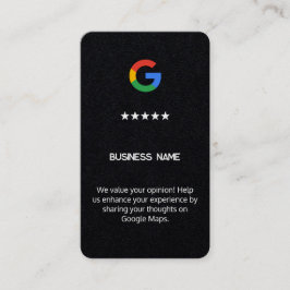 Tarjetas Premium de Google Review
