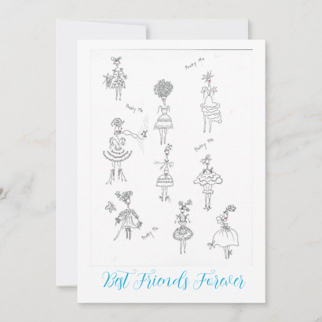 Tarjetas Pretty Me (Anverso)