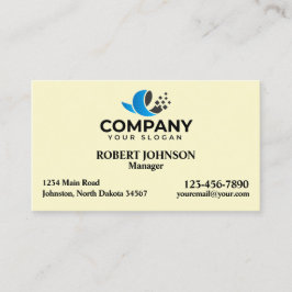 Tarjetas profesionales con su logotipo