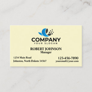 Tarjetas profesionales con su logotipo