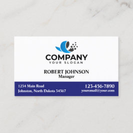 Tarjetas profesionales con su logotipo