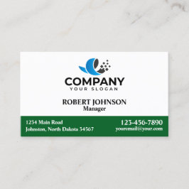 Tarjetas profesionales con su logotipo