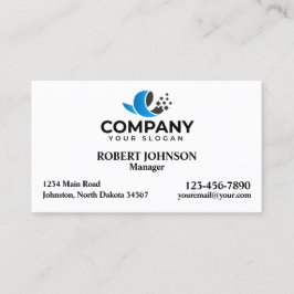 Tarjetas profesionales con su logotipo