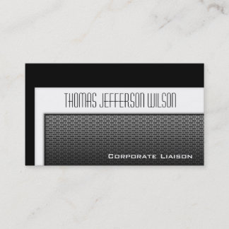 Tarjetas profesionales de acero ultramoderno