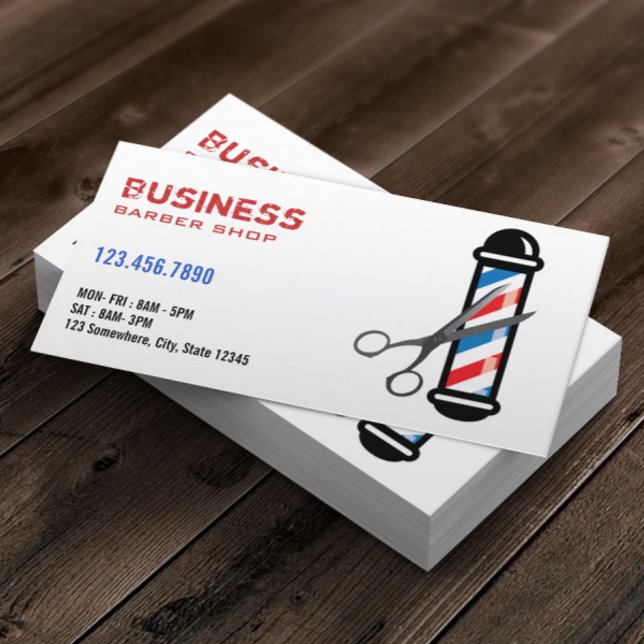Tarjetas profesionales de Barber/Barbershop (Subido por el creador)