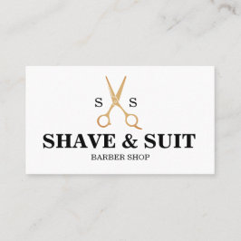 tarjetas profesionales de barbería