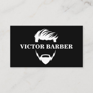 tarjetas profesionales de barbería