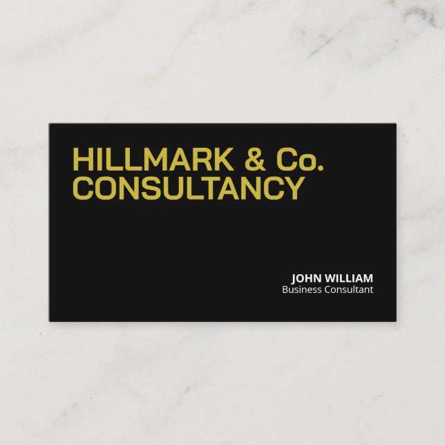 Tarjetas profesionales de consultor de negocios co (Anverso)