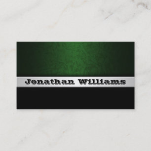 Tarjetas profesionales de cuero moderno