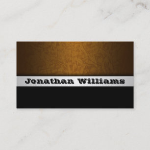 Tarjetas profesionales de cuero moderno
