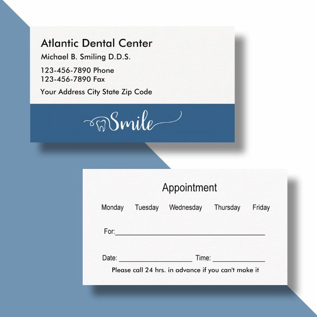 Tarjetas profesionales de Dentist Office (Subido por el creador)