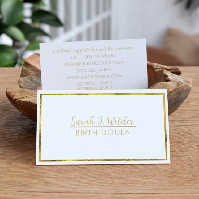 Tarjetas profesionales de nacimiento Doula Midwife (Subido por el creador)