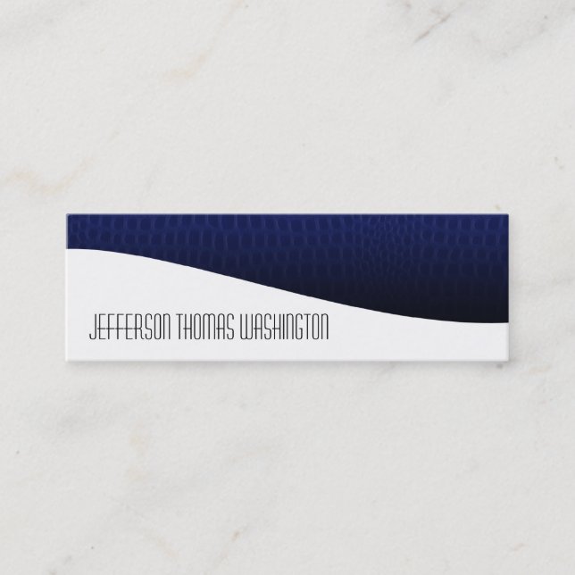 Tarjetas profesionales de negocios delgadas de cue (Anverso)