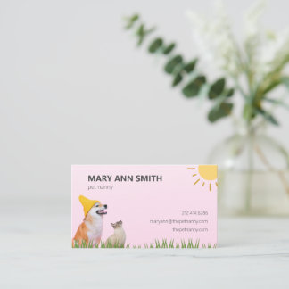 Tarjetas profesionales de negocios Mascota moderna