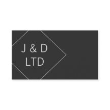 Tarjetas profesionales de negocios modernas y eleg