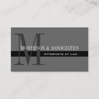 Tarjetas profesionales de presentación de abogados