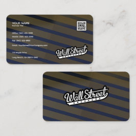 Tarjetas profesionales de Relieve metalizado Luxe