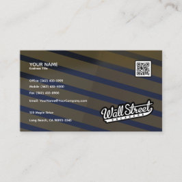 Tarjetas profesionales de Relieve metalizado Luxe 