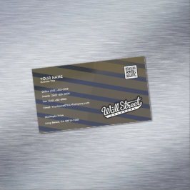 Tarjetas profesionales de Relieve metalizado Luxe