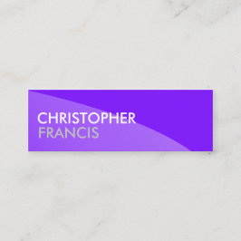 Tarjetas profesionales del tono de la púrpura dos