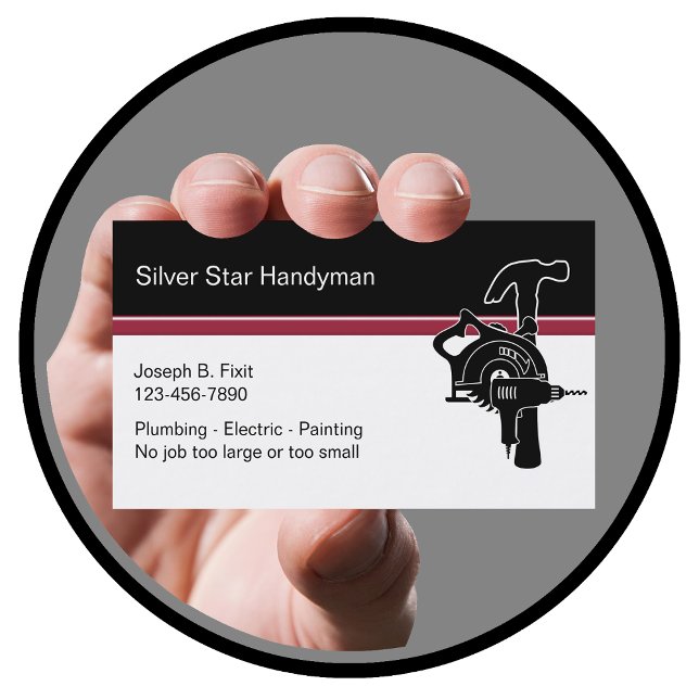Tarjetas profesionales Handyman Business (Subido por el creador)