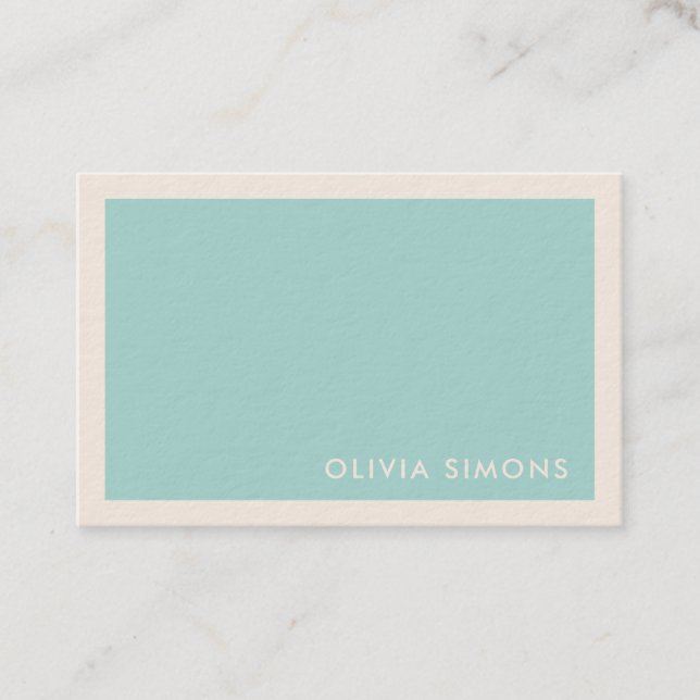 Tarjetas profesionales minimalistas (Anverso)